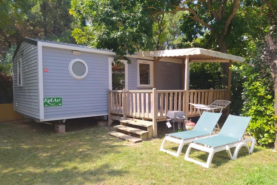Mobile Homes By Kelair At Camping La Sirene 아르젤레쉬르메르 외부 사진